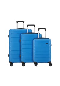 d & n® Travel Line - Travel Line 4100 4 Rollen Kofferset 3-teilig - black