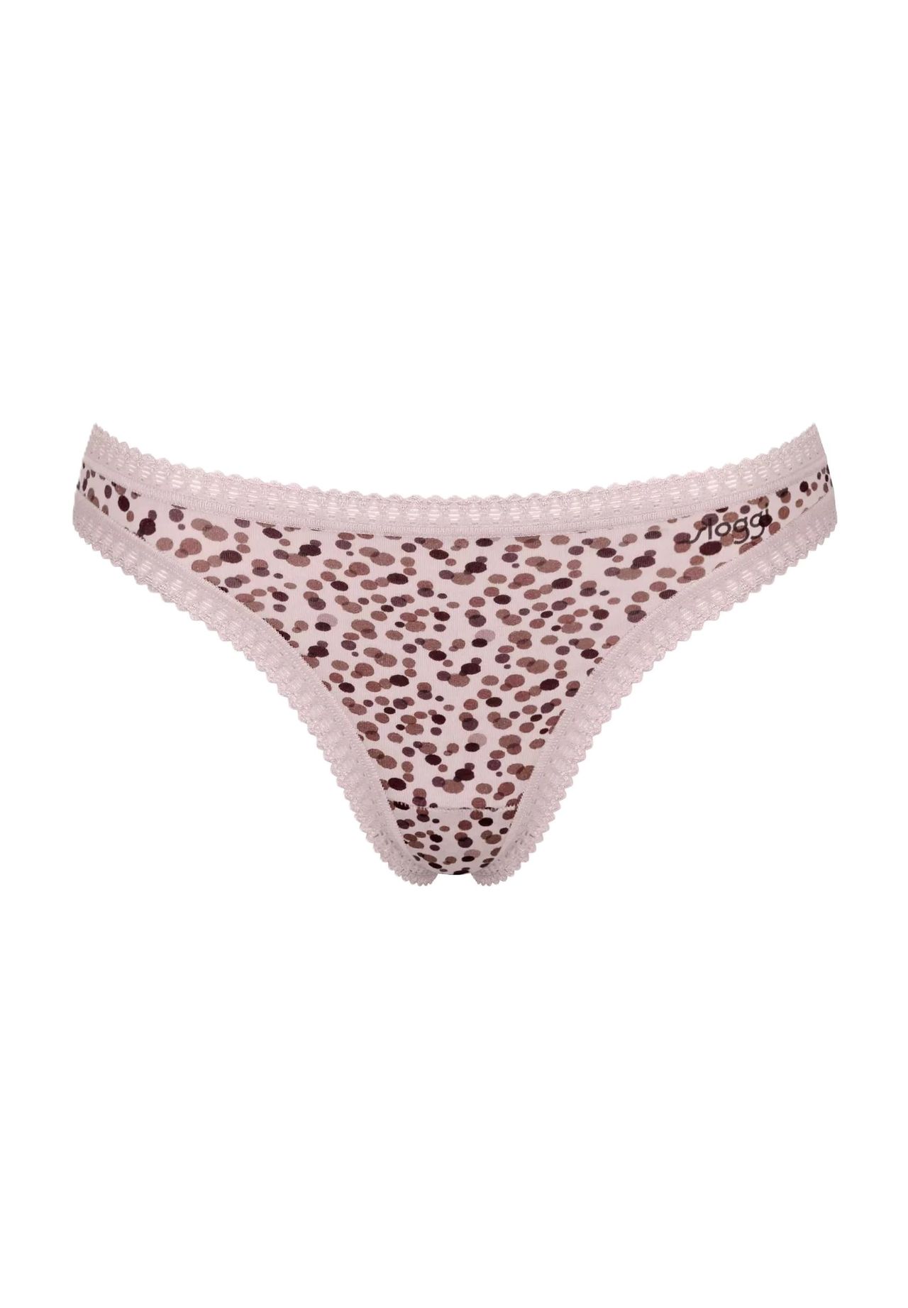 Sloggi Go Crush String 3Er-Pack Grafische Spitzenbordüre Für Damen Rosa Xxl - Bild 6