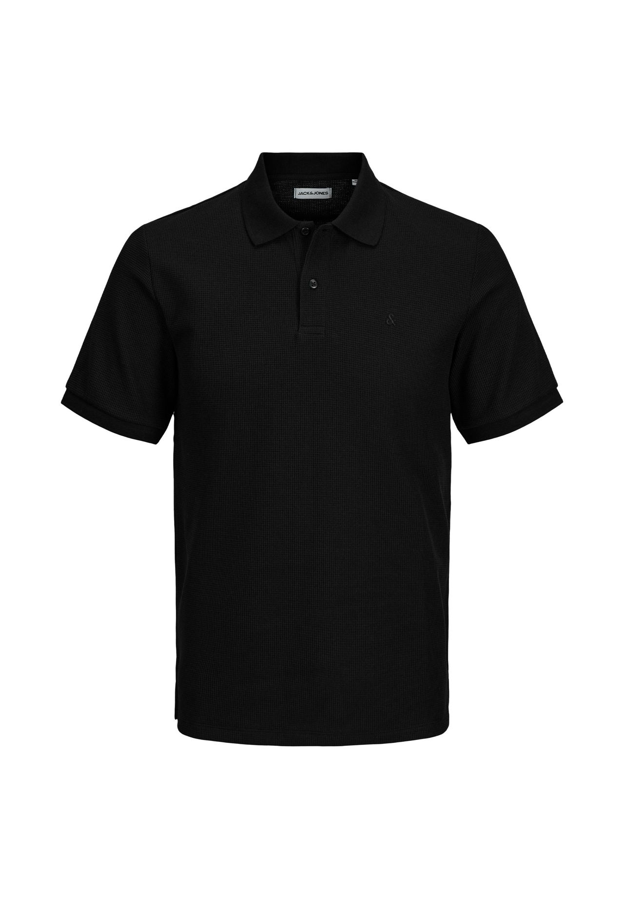 JACK & JONES Herren Poloshirt aus Baumwollmix in Schwarz, Größe L - Bild 9