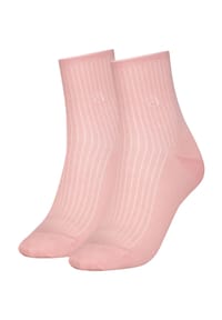 Calvin Klein - Kurzsocken, 2er-Pack, für Damen - 001 BLACK