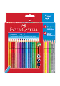 Faber-Castell - Buntstift Colour Grip, 24-teilig - MEHRFARBIG, mehrfarbig