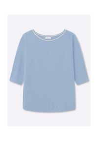 sheego - 3/4-Arm-Shirt - eisblau