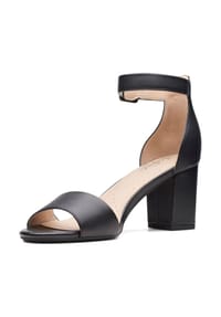 CLARKS® - Leder Sandalen - Schwarz