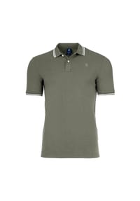 G-STAR RAW - Herren Poloshirt - Dunda Slim Stripe Polo, Knopfleiste, Bio-Baumwolle - Dunkelblau