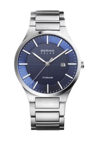 BERING - SOLAR Herrenuhr "15239-777" - SILBER