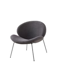 Kayoom - Stuhl Jaden 125 2er-Set - grau - silber