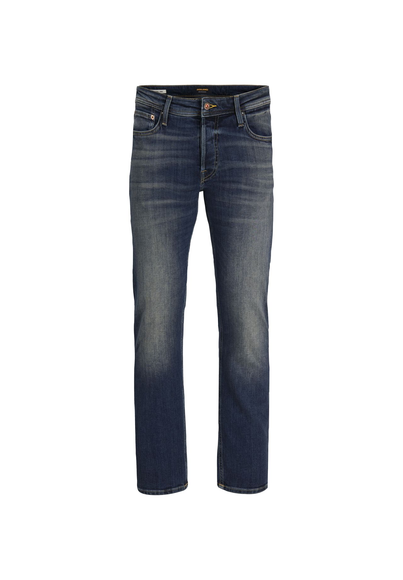 Jack & Jones Herren Tapered Jeans Mike Original In Blue Denim - Bild 5