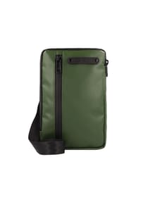 GREEN BURRY - Upcycled Tarpaulin Upcycled Tarpaulin Mini Bag Umhängetasche 14 cm - black