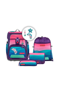 Step by Step® Cloud Ocean PLUS - Schulranzen-Set, 5-teilig - DOLPHIN LANA