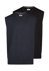 Redmond - Pullunder 2er Pack Basic - Schwarz