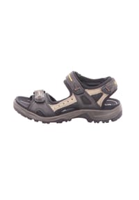 ecco® - Trekkingsandalen, Leder, Klettverschluss, für Herren - 50034 BLACK/MOLE/B