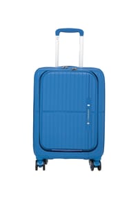 GLOBETROTTER LAHN - 4-Doppelrollen-Trolley, Hartschale - DK.GREY 7488