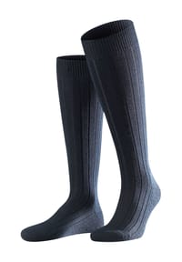 FALKE - Kniestrümpfe, Merinowolle, für Herren - 3000 SCHWARZ