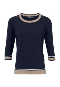 heine - Rundhals-Pullover - marine