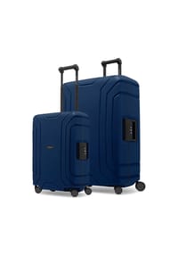 REDOLZ Essentials 15 - Essentials 4-Rollen 15 Kofferset 2 tlg. mit Dreipunkt-Verschluss - classic red