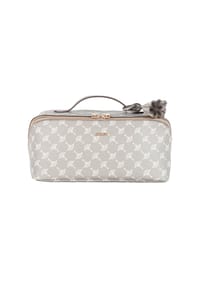 JOOP! - Damen Kosmetiktasche - Cortina 1.0 Zea Washbag shz, 12,5x27x12,5cm (HxBxT) - Hellbraun (Tuffet)