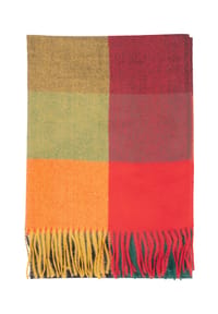 Seasons of April - Schal MILLY Weicher, leichter & kuscheliger Schal mit Fransen aus Kaschmir Mix - Braun Bunt