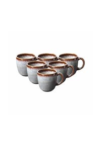like. by Villeroy & Boch Kaffeetassen Lave 190 ml 6er Set - LAVE - beige