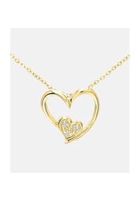 Diamant L'eternel - Kette mit Anhänger, mit Diamant, 375 Gelbgold - gold