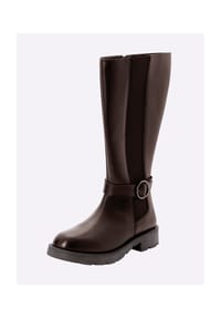 sheego - Weitschaftstiefel - braun