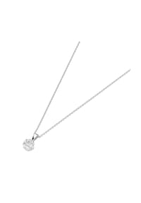 SMART JEWEL® - Kette Blüte, Zirkonia Steine, Silber 925 - gold