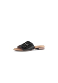 Gabor® - Pantoletten, Schnalle, für Damen - SCHWARZ (GOLD)