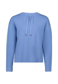 BETTY BARCLAY - Feinstrickpullover mit Seitenschlitzen - Azurine