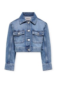 ONLY® - Jeansjacke, Klappkragen, für Kinder - 179695 MEDIUM BLU