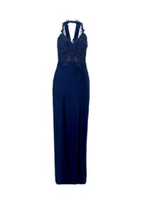 Vera Mont - Etuikleid, Neckholder, Spitze, für Damen - 8423 FESTIVAL BLU