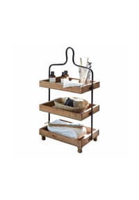 LOBERON Etagere Lasse braun/schwarz - Etageren - braun/schwarz