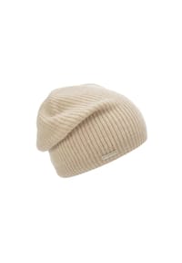 SEEBERGER - Cashmere Headsock in Rippen Muster 18604-0 - 14 RAUCHGRAU