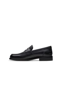 CLARKS® - Premium-Loafer CraftJames mit elegantem, italienischem Glattleder-Finish - 1216 Black Leather
