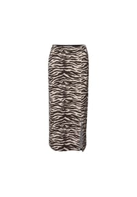 Street One - Bleistiftrock, 3/4-lang, für Damen - 37276 BROWN
