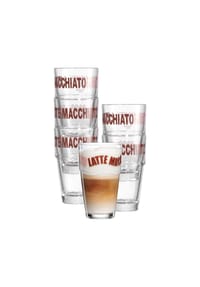 Ritzenhoff & Breker - Latte Macchiato Gläser Figaro 320 ml 6er Set transparent - transparent
