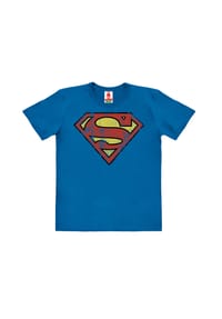 LOGOSHIRT® - T-Shirt Organic Kids DC Comics - Superman Logo - blue
