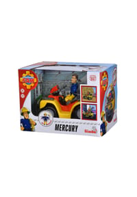 Simba - Feuerwehrmann Sam Spielfahrzeug "Mercury Quad mit Figur" - MEHRFARBIG