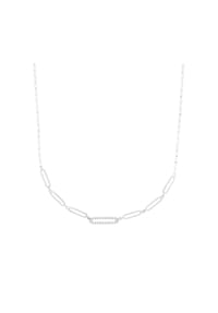 TOM TAILOR WOMEN - Collier für Damen, Silber 925, Zirkonia - silber