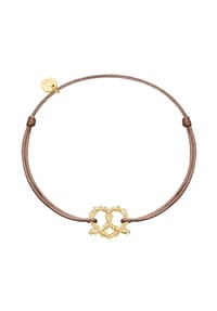 GLANZSTÜCKE MÜNCHEN - Damen Armband aus 925/- Sterling Silber in Gelbgold - gelbgold