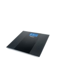 COFI - KORONA Digitale Glas-Personenwaage mit großem Display bis 200 kg - Schwarz 28x28x5 cm