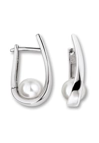 ONE ELEMENT Essential Line - Ohrringe Creolen aus 925 Silber - silber