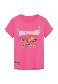 MANGUUN - T-Shirt, Baumwolle, für Kinder - PINK