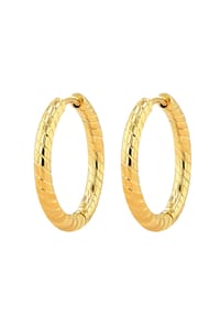 Adelia's - Adelia's Damen Creolen aus Edelstahl - gold