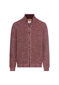 camel active - Strickjacke aus einem soften Baumwollmix - Hafer