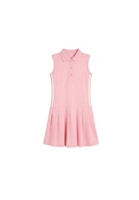 Solang - Kleid mit Polokragen - Rosa