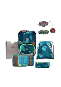 DerDieDas® ERGOFLEX TINY - Schulranzen-Set, 6- teilig - MAGIC LIGHT
