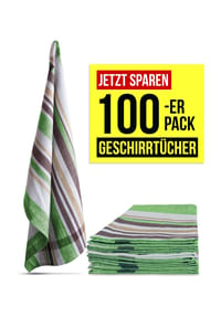 Aspero® - 100 Geschirrtücher aus Baumwolle - Blau