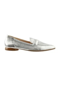 hōgl - Loafers "Berry", Leder, für Damen - 0 SILVER