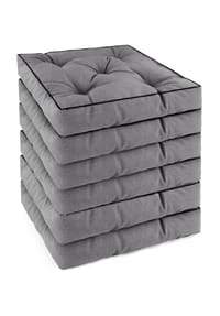 Aspero® - 6 Stuhlkissen 45x45 cm Murcia - Beige