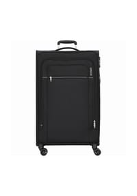 AMERICAN TOURISTER - CROSSTRACK 4-Rollen-Trolley, Emblem, TSA-Schloss, Teleskopgriff - 1062 BLACK-GREY