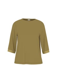 mey - Schlafanzug-Oberteil Pure Chic, 3/4-Arm, für Damen - 1785 GOLDEN FERN